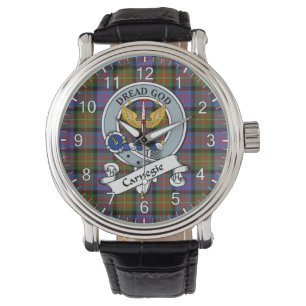 Reloj De Pulsera Clan Clásico Timeless Carnegie Antiguo Badge Tarta