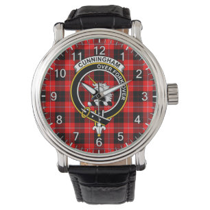 Reloj De Pulsera Clan Clásico Timeless Cunningham Moderno Tartán Ba