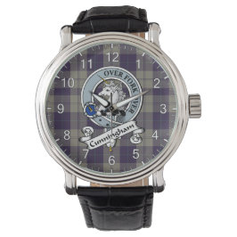 Reloj De Pulsera Clan Clásico Timeless Cunningham Vestido Banda Azu