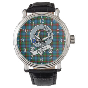 Reloj De Pulsera Clan clásico y eterno Fletcher de Dunan Badge Tart
