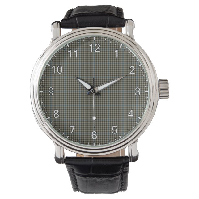 Reloj De Pulsera Clan clásico y eterno Haig Gray Tartan Plaid Gift (Anverso)