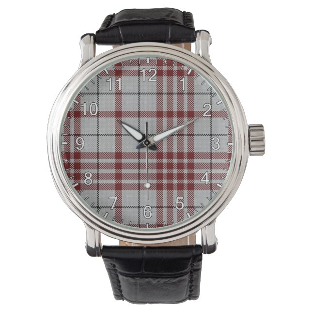 Reloj De Pulsera Clan Clayton Tartan Plaid Gift (Anverso)