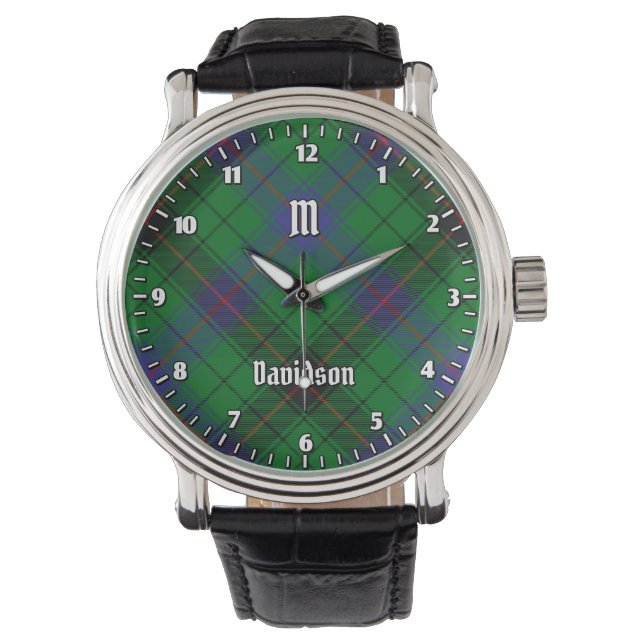 Reloj De Pulsera Clan Davidson Tartan (Anverso)