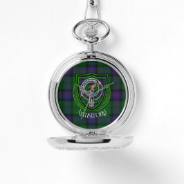 Reloj De Pulsera Clan escocés Armstrong Tartán y Escudo