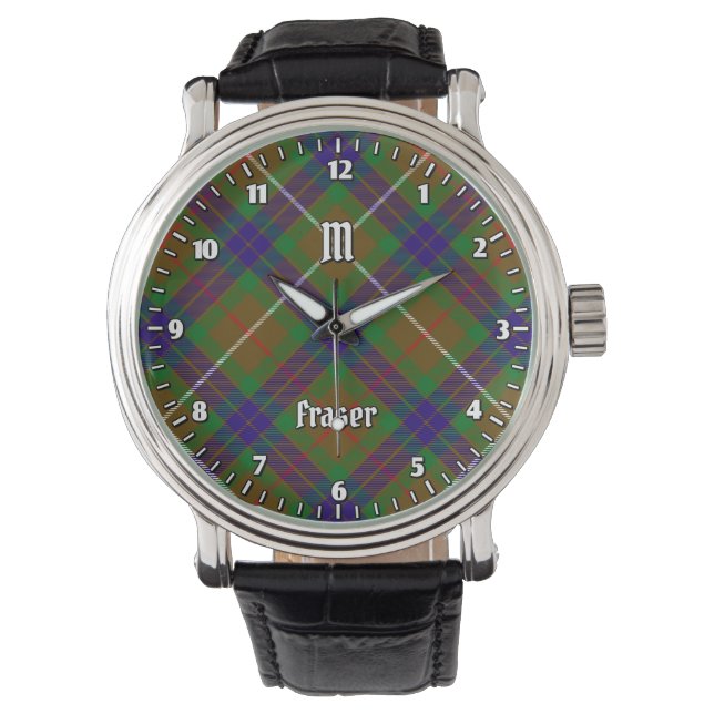 Reloj De Pulsera Clan Fraser Hunting Tartan Watch (Anverso)