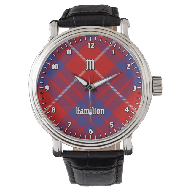 Reloj De Pulsera Clan Hamilton Red Tartan Watch (Anverso)