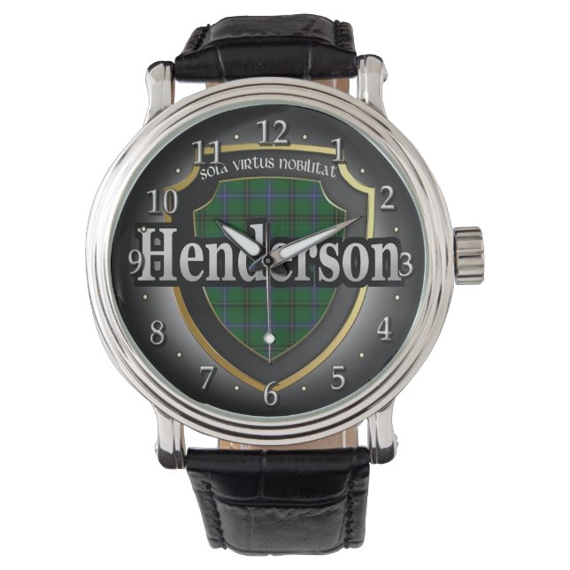 Reloj De Pulsera Clan Henderson Scotland Celebration Watch (Anverso)