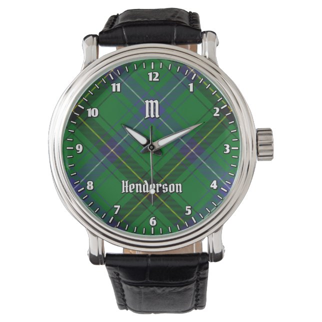 Reloj De Pulsera Clan Henderson Tartan (Anverso)