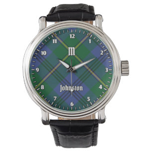 Reloj De Pulsera Clan Johnston Tartan Watch
