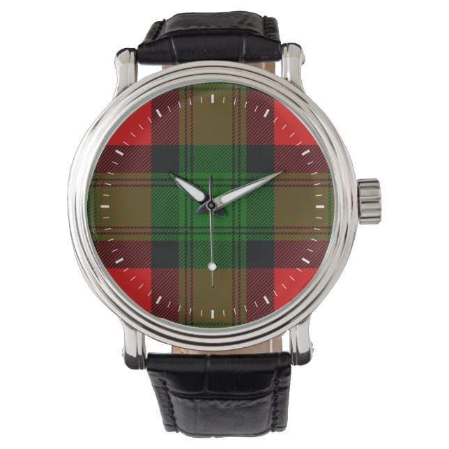 Reloj De Pulsera Clan Kerr Tartan (Anverso)