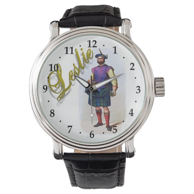Reloj De Pulsera Clan Leslie Scottish Dream Watch (Anverso)
