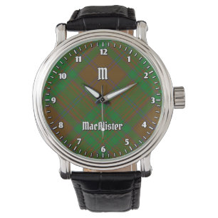 Reloj De Pulsera Clan MacAlister de Glenbarr Hunting Tartán