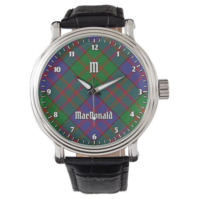 Reloj De Pulsera Clan MacDonald Tartan Watch (Anverso)