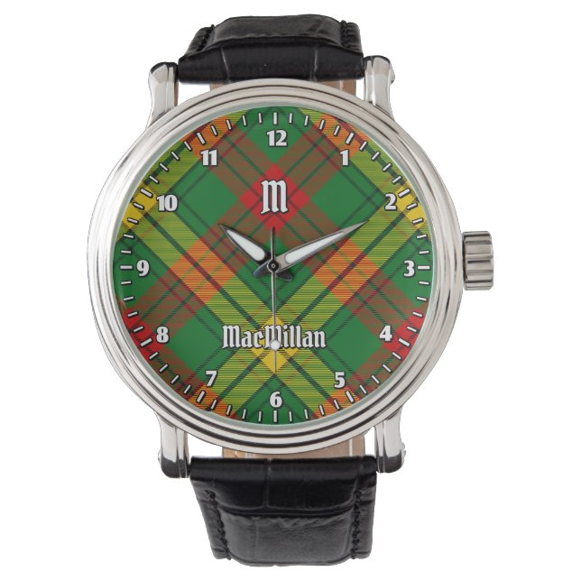 Reloj De Pulsera Clan MacMillan Tartan (Anverso)