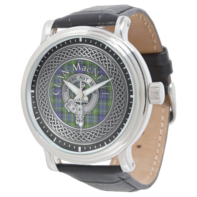 Reloj De Pulsera Clan MacNeill de Gigha Tartan Watch (Angular)