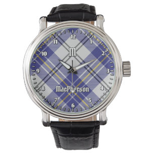Reloj De Pulsera Clan MacPherson Blue Dress Tartan Watch