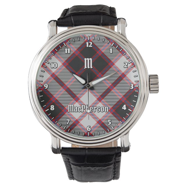Reloj De Pulsera Clan MacPherson Hunting Tartan Watch (Anverso)