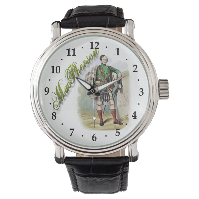 Reloj De Pulsera Clan MacPherson Scottish Dream Watch (Anverso)
