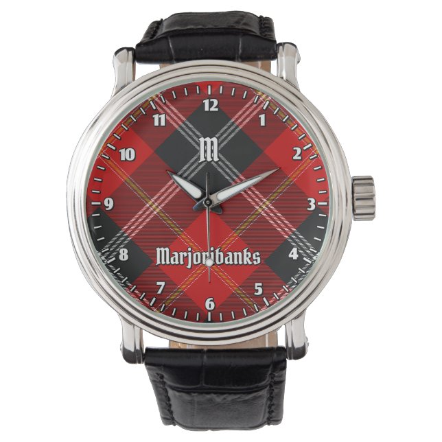 Reloj De Pulsera Clan Marjoribanks Tartan (Anverso)