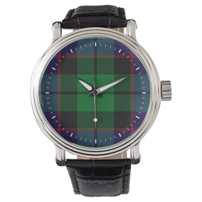 Reloj De Pulsera Clan Mitchell Tartan (Anverso)