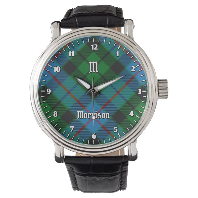 Reloj De Pulsera Clan Morrison Hunting Tartan Watch (Anverso)