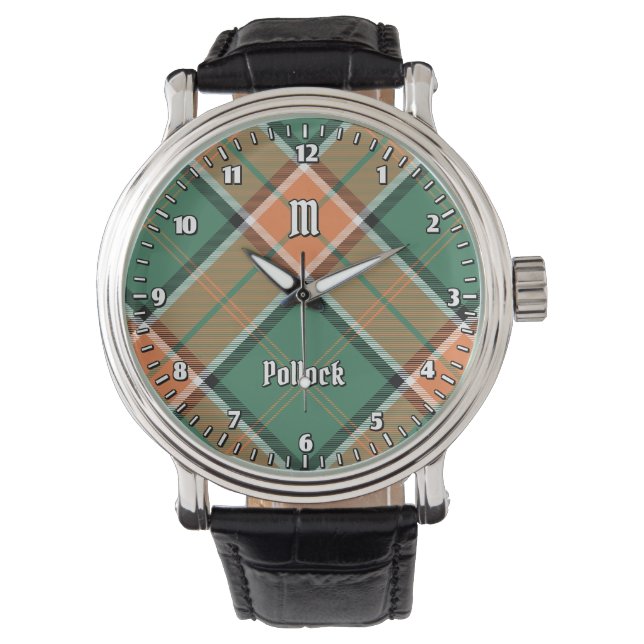 Reloj De Pulsera Clan Pollock Tartan Watch (Anverso)
