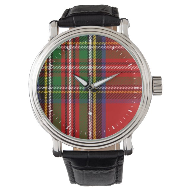 Reloj De Pulsera Clan Stewart Tartan (Anverso)