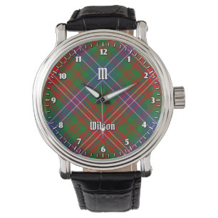 Reloj De Pulsera Clan Wilson Modern Tartán