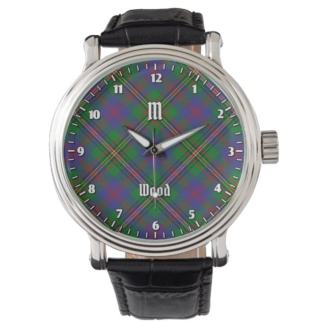 Reloj De Pulsera Clan Wood Tartan (Anverso)