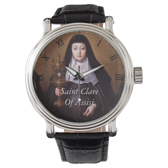 Reloj De Pulsera clare de santa de assasi (Anverso)