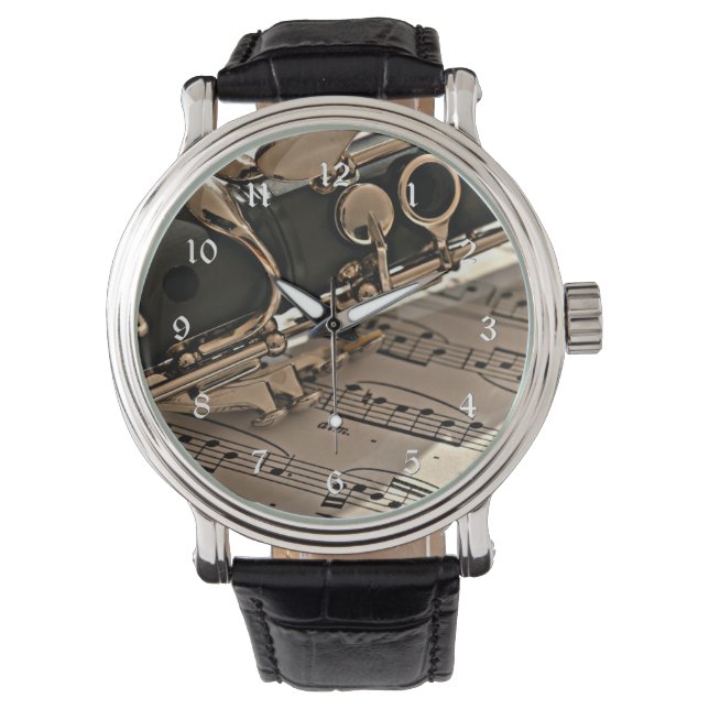 Reloj De Pulsera Clarinet Closeup (Anverso)