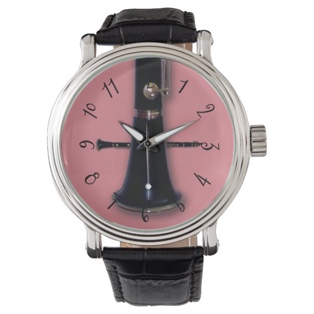 Reloj De Pulsera Clarinet Watch por Leslie Harlow (Anverso)