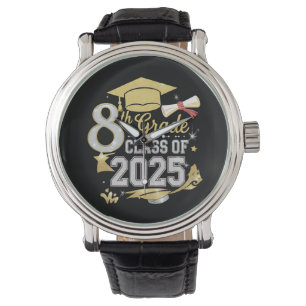 Reloj De Pulsera Clase de 8º Grado Graduada Promoción 2025