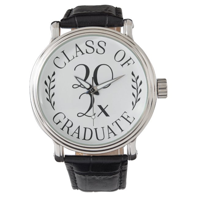 Reloj De Pulsera Clase de Reunión Elegante de Graduado de Año Perso (Anverso)