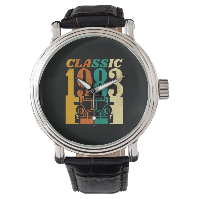 Reloj De Pulsera Clásico cumpleaños 43 de 1983 (Anverso)