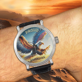 Reloj De Pulsera Clásico de águila calva
