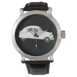Reloj De Pulsera Clásico de Citroen Blanco 2CV