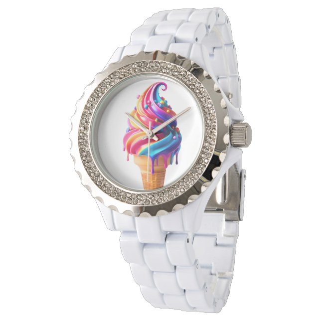 Reloj De Pulsera Clásico de helado de SlipperyJoe (Angular)