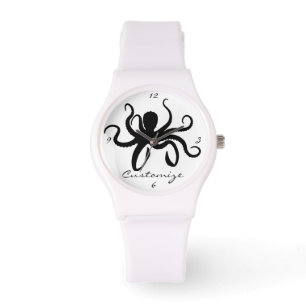Reloj De Pulsera Clásico de Silhouette de Octopus