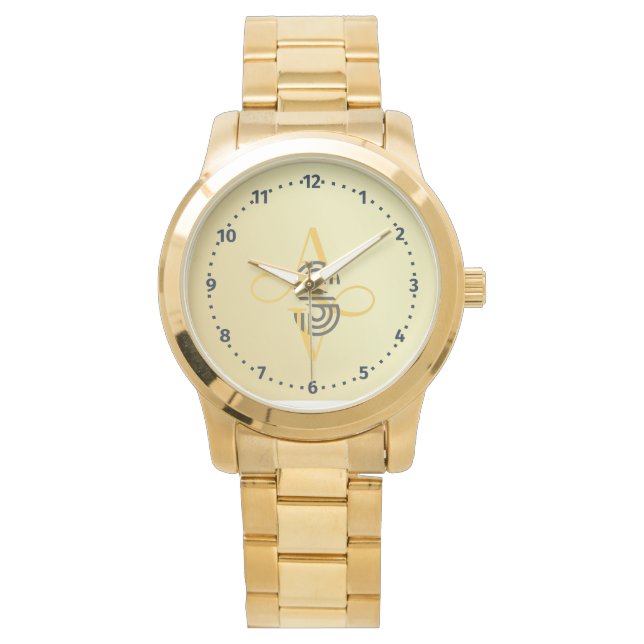 Reloj De Pulsera Clásico elegante de pulsera sobredimensionada de o (Anverso)