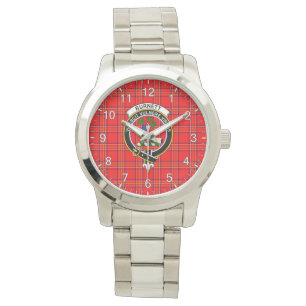 Reloj De Pulsera Clásico Intemporal Clan Burnett Moderno Insignia d
