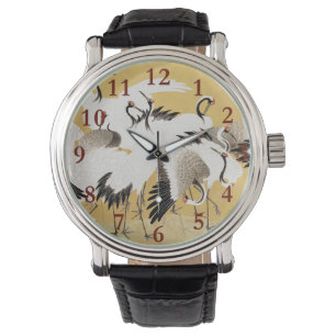 Reloj De Pulsera Clásico rico en aves de rebaño japonés