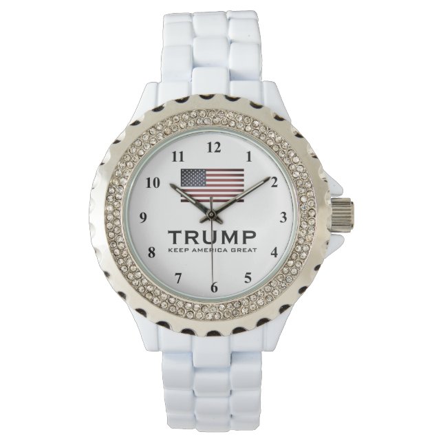 Reloj De Pulsera Clásico Trump observa a las mujeres republicanas (Anverso)