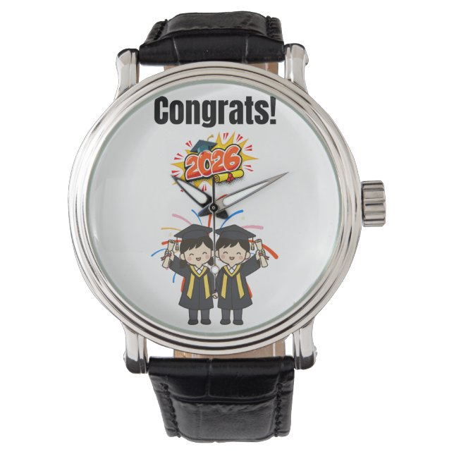 Reloj De Pulsera Class of 2026 Graduation Celebration (Anverso)