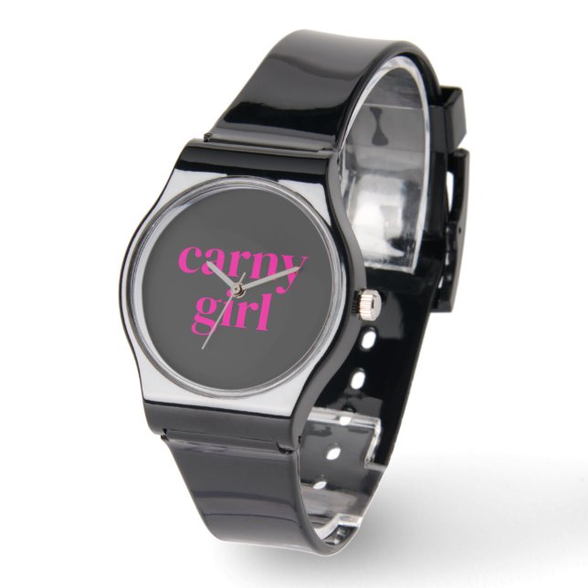 Reloj De Pulsera Classic Carny Girl  (Ángulo)