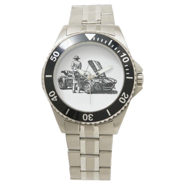 Reloj De Pulsera Classic Cobra Automobile Watch (Anverso)