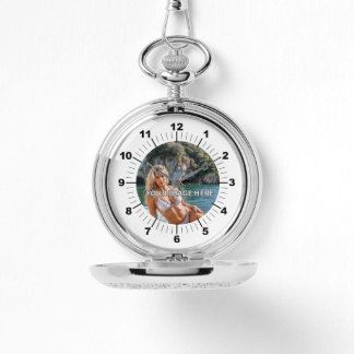 Reloj De Pulsera CLASSIC! 🕰️ Custom Silver Pocket Watch