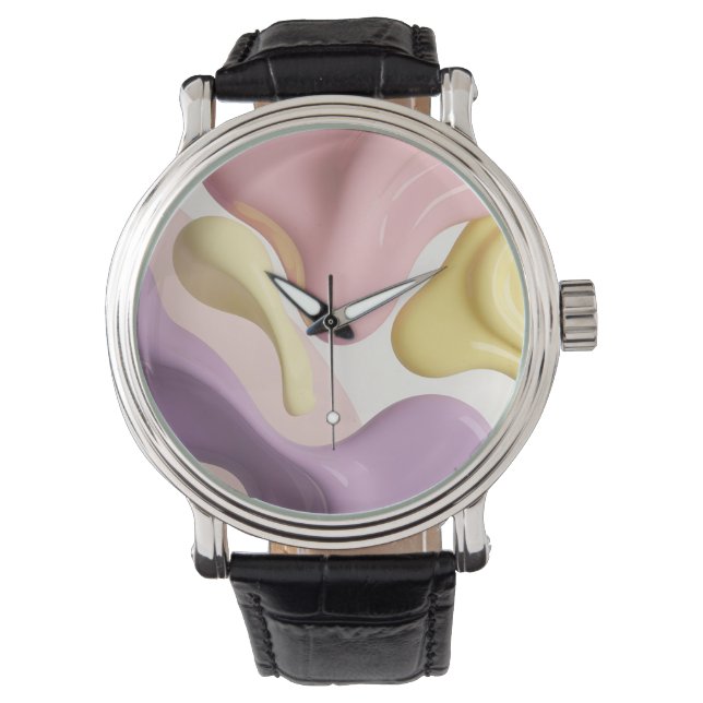 Reloj De Pulsera Classic watch in stylish abstract graphic (Anverso)