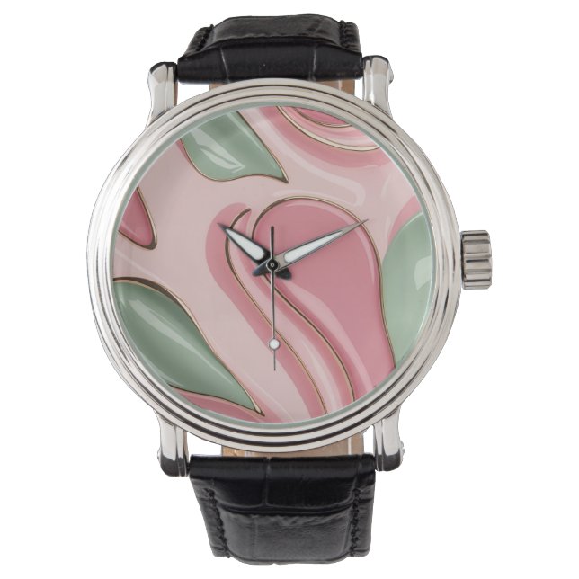 Reloj De Pulsera Classic watch in stylish abstract graphic (Anverso)