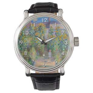 Reloj De Pulsera Claude Monet - El jardín del artista en Vetheuil